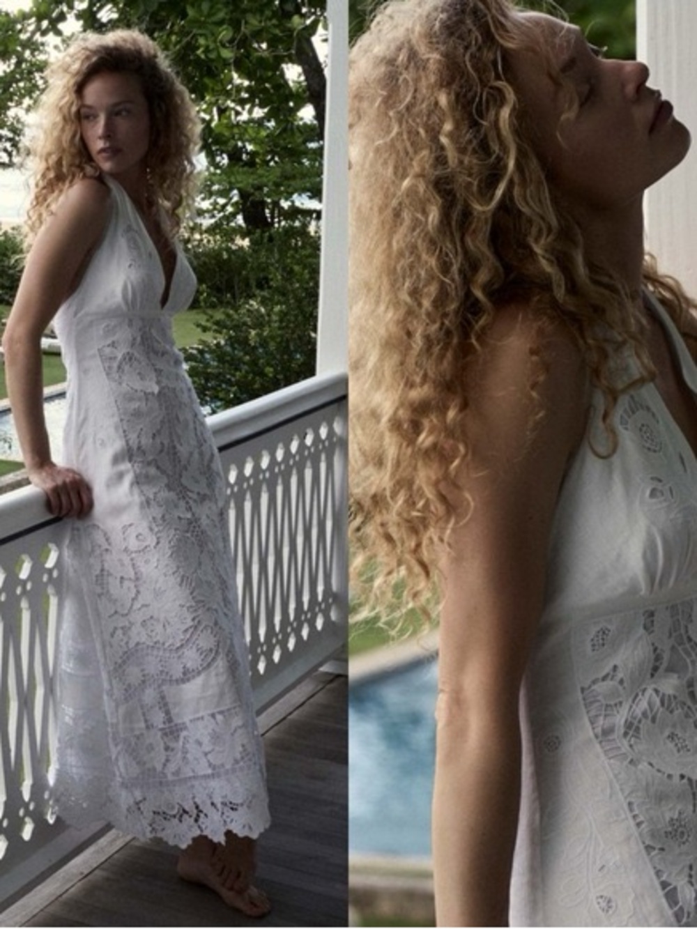 DOEN Mariza Halter Dress in Sea Salt | Size: S - Picture 9 of 11